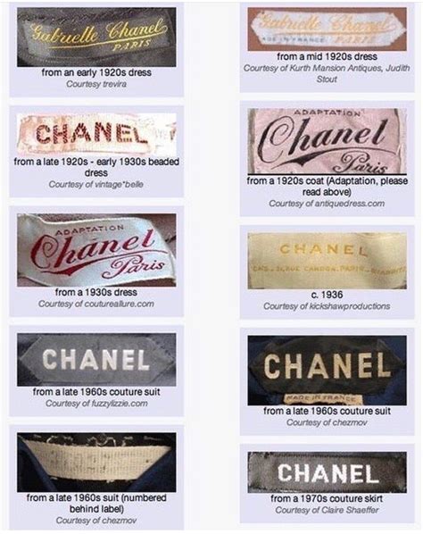 chanel label on clothes|Chanel catalogue.